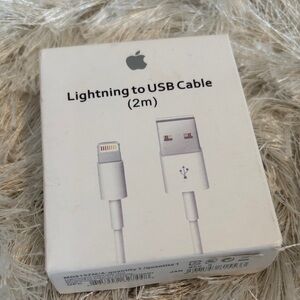Make offer! Apple Lightning to USB Cable - 2meters White New factory sealed box